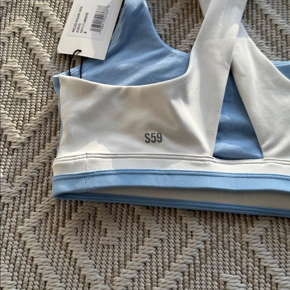 Splits59 Miles Rigor Bra - Skylight/White *NWT - Picture 5 of 8